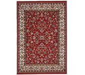 Un amour de tapis Alfombra oriental ideal para recibidor, roja 140x200