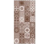 Home and Living Alfombra vinílica hidráulica níjar marrón 80x250 cm