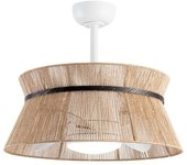 Sulion Ventilador de techo silencioso con pantalla natural