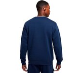 Nike - Sudadera Swoosh Air Crew Fleece, Hombre, Midnight Navy-Volt, XL