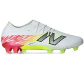 New Balance - Bota de fútbol Furon Elite FG V8, Unisex, White, 10,5 USA
