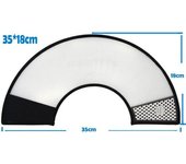 Buen Amigo Pet Shop S.L. Collar Isabelino Perro con Protección Talla S - 35 x 18 cm