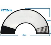 Buen Amigo Pet Shop S.L. Collar Isabelino Perro con Protección Talla M - 47 x 25 cm
