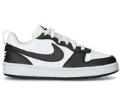 Nike - Zapatilla Court Borough Low Recraft Niño, Unisex, Black-White, 7Y