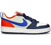 Nike - Zapatilla Court Borough Low Recraft Niño, Unisex, Midnight Navy-Hyper Royal-Team Orange-Light S, 5Y