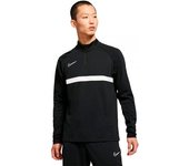 Nike - Sudadera Academy 21 Drill Top, Unisex, Black-White, S