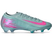Nike - Bota de fútbol Air Zoom Mercurial Vapor 16 Elite FG, Unisex, Ocean Cube-Pink Blast, 6,5 USA