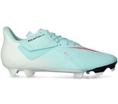 Nike - Bota de fútbol Phantom GX II Academy Easy On FG/MG, Unisex, Mint-Atomic Red-Off Noir, 9,5 USA