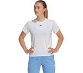 Adidas - Camiseta Training Essentials Crew Mujer, Mujer, White, S