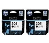 HP 305 Pack 2 cartuchos negros