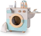 Beeloom Lavadora para niños de madera natural multicolor