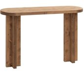 Decowood Consola de madera de abeto roble oscuro 120x80cm