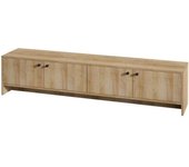 Calicosy Mueble de tv 4 puertas decorado en roble - l180 cm