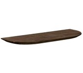 Decowood Consola recibidor de madera tono nogal 100x3,2cm