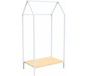Box & beyond Percha infantil de metal blanco 80 x 50 x 150 cm