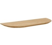 Decowood Consola recibidor de madera tono medio 100x3,2cm