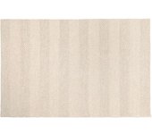 MACABANE Alfombra rectangular de lana beige de 160x230 cm