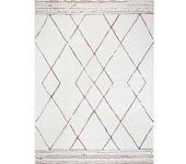 Livabliss Alfombra bereber étnico marfil/terracota 160x213