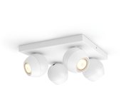 Philips Hue White Ambiance Foco de cuatro luces Buckram