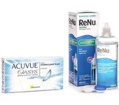 Acuvue Oasys (6 lentillas) + ReNu MultiPlus 360 ml con estuche