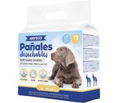 Nayeco Pañal Para Perro Macho 12 Unidades M (40-50cm)