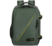 American Tourister Take2Cabin - Ryanair Cabin Bag 25 x 20 x 40 cm, 24 L, 0.40 kg, equipaje manual, mochila de avión Subreyente, verde (bosque oscuro)