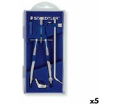 Compás staedtler mars quickwbow azul plateado (5 unidades)