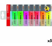 Rotulador stabilo boss fluorescente 70 estuche de 8 unidades colores surtidos