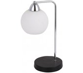 Sobremesa con tulipa esferica PISSIS cromo FABRILAMP