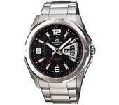 Casio Reloj Hombre Cuarzo - 49 mm - Esfera - Correa de acero - EF-129D-1AVEF