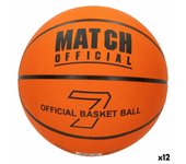 BigBuy Games Balón de Baloncesto Match 7 Ø 24 cm (12 Unidades)