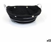 Panera my bar negro metal 26 x 23,5 x 11,2 cm (12 unidades)