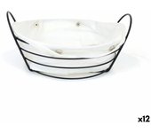 Panera my bar blanco metal 26 x 23,5 x 11,2 cm (12 unidades)