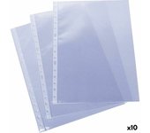 100 Fundas multitaladro Grafoplas PP Extra Galga folio 16 taladros reforzados