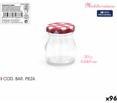 Bote mediterraneo vidrio 50 ml (96 unidades)