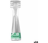 Copas de cava reutilizables algon transparente 24 unidades 150 ml (4 piezas)
