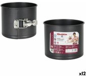 Molde Desmontable Quttin 104921 16 x 13 cm 0,5 mm (12 Unidades) (Ø 16 cm)