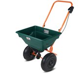 Carro esparcidor jardín 20L semillas abonos sal exterior
