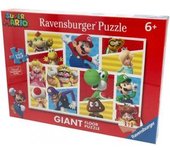 Ravensburger - Super Mario - Puzzle gigante Super Mario Nintendo 125 piezas, multicolor ㅤ