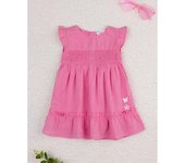 Vestido Rosa con Volantes para Niña