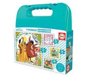 Educa Borrás - Disney - Maleta con 4 puzzles progresivos