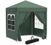 Outsunny - Cenador plegable 2x2 m Verde
