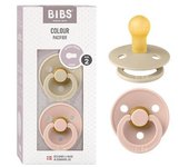 Bibs - Pack 2 chupetes Colour 6-18 meses - Vanilla/Blush