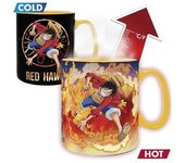 One Piece - Taza Térmica Mágica Luffy y Sabo 460 ml