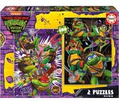 Educa Borras - Pack Doble Puzzle Tortugas Ninja ㅤ