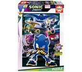 Educa Borras - Puzzle infantil Sonic Prime Neon de 300 piezas ㅤ