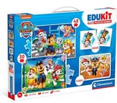 Clementoni - Patrulla Canina - Edukit 4 en 1 con puzzle y juego de memoria Patrulla Canina ㅤ