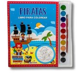 Libro para colorear con acuarelas (varios modelos)