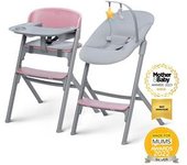 Kinderkraft - Trona Livy con Hamaca Calmee Rosa-Gris