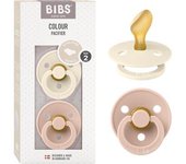 Bibs - Pack 2 chupetes Colour 6-12 meses - Ivory/Blush